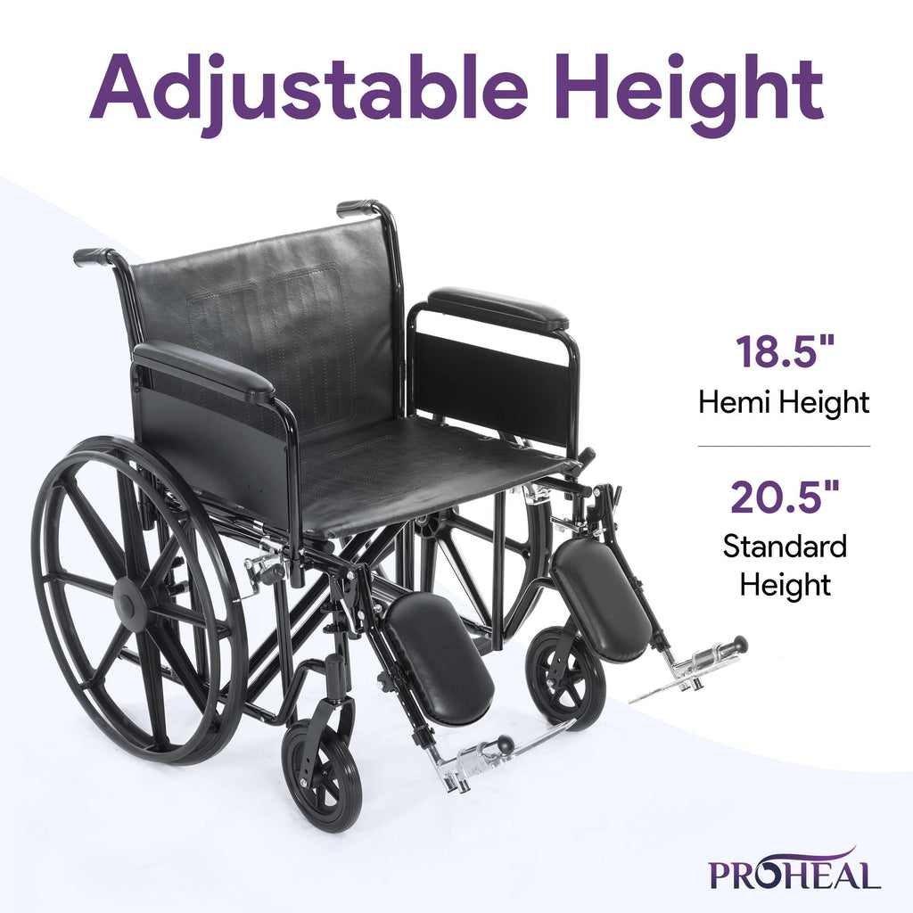Heavy Duty Bariatric Wheelchair 500lb 26” Seat Width R2940