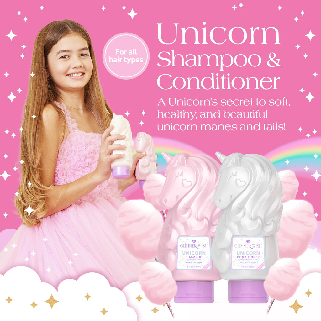 Unicorn Shampoo + Conditioner Tropical Beach Scent 2 x 12 Fl Oz T651424