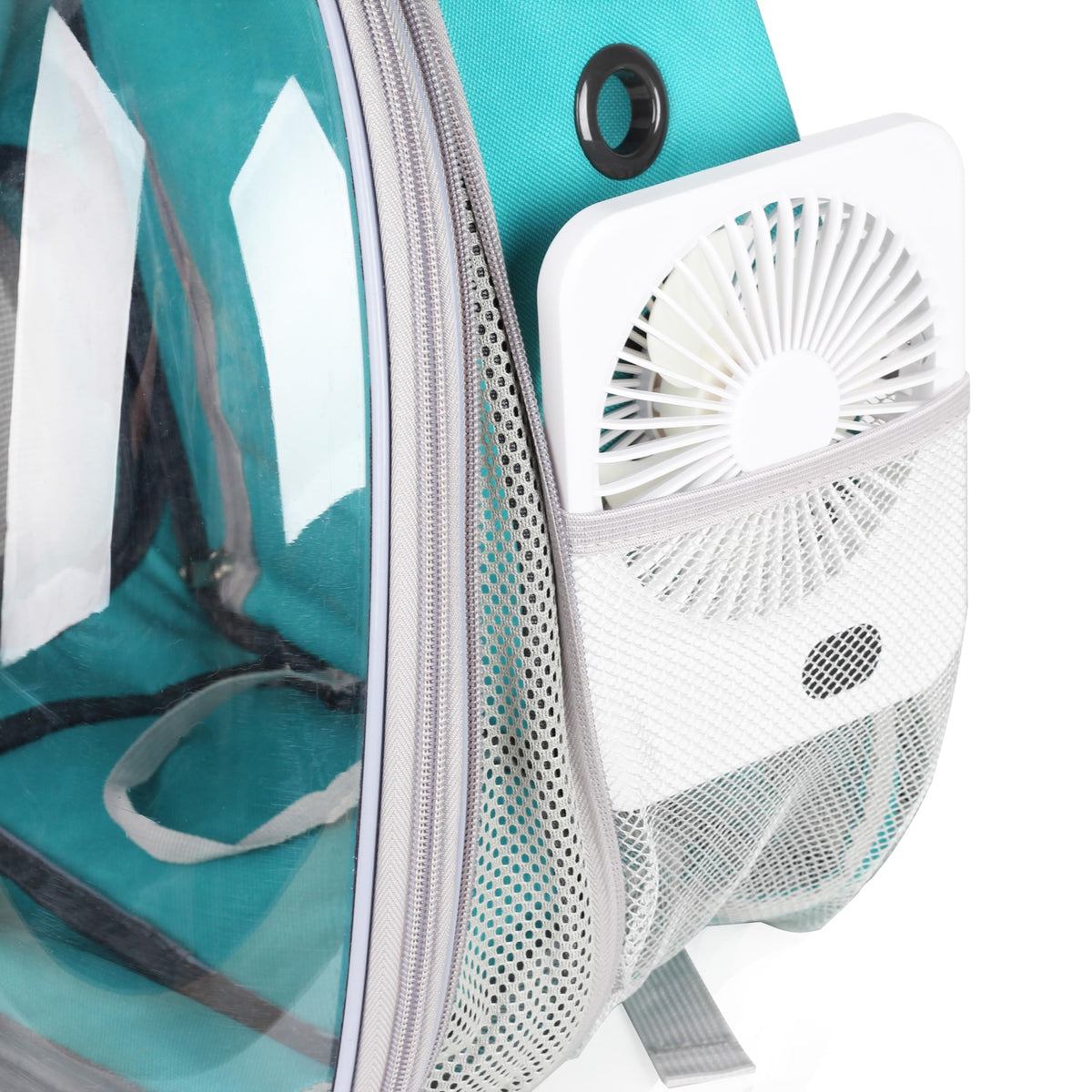 Expandable Cat Backpack with Mini Fan W695
