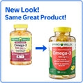 Omega-3 500 mg Fish Oil Softgels 180 Count Lemon Flavor H401422