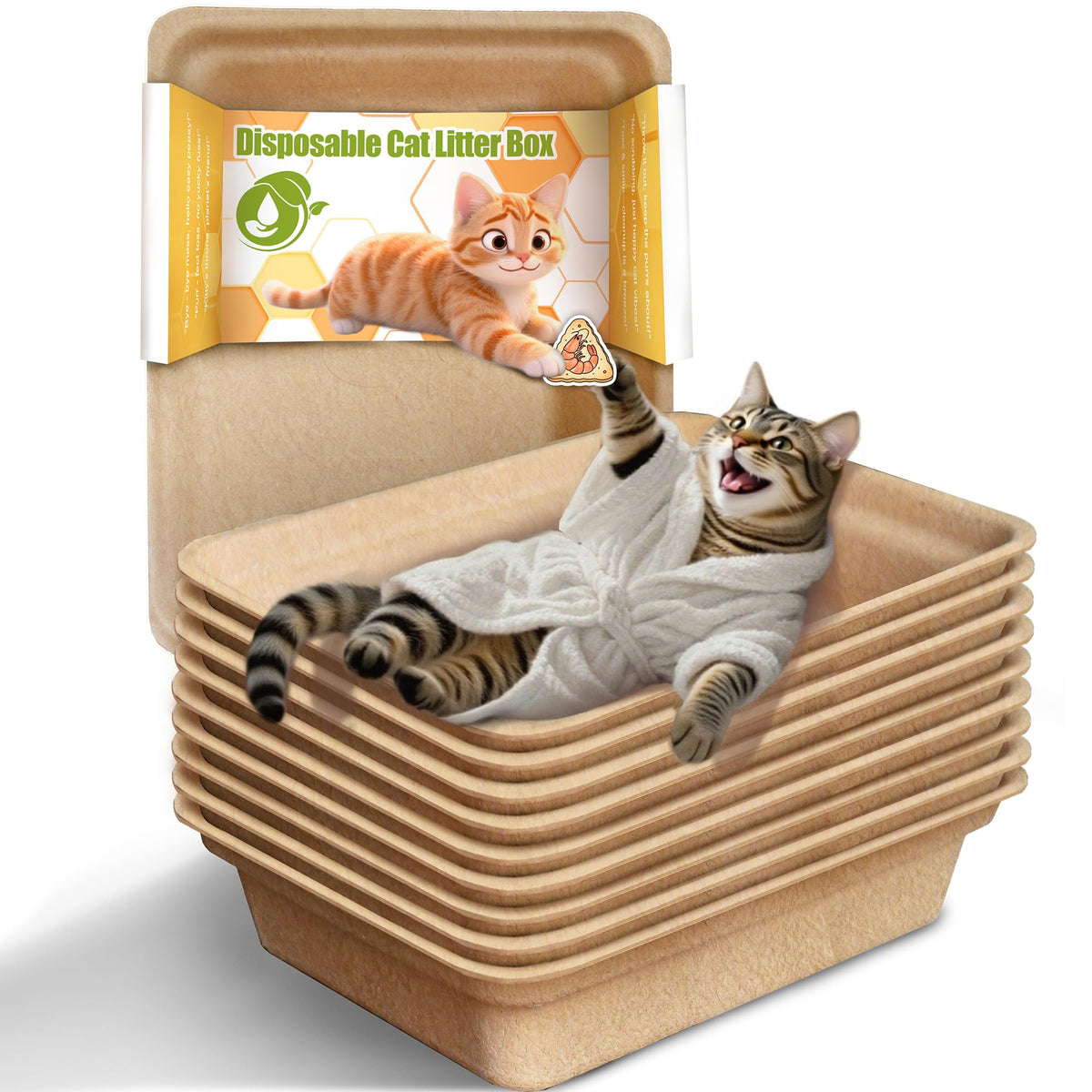 Disposable Litter Boxes for Cats L864026