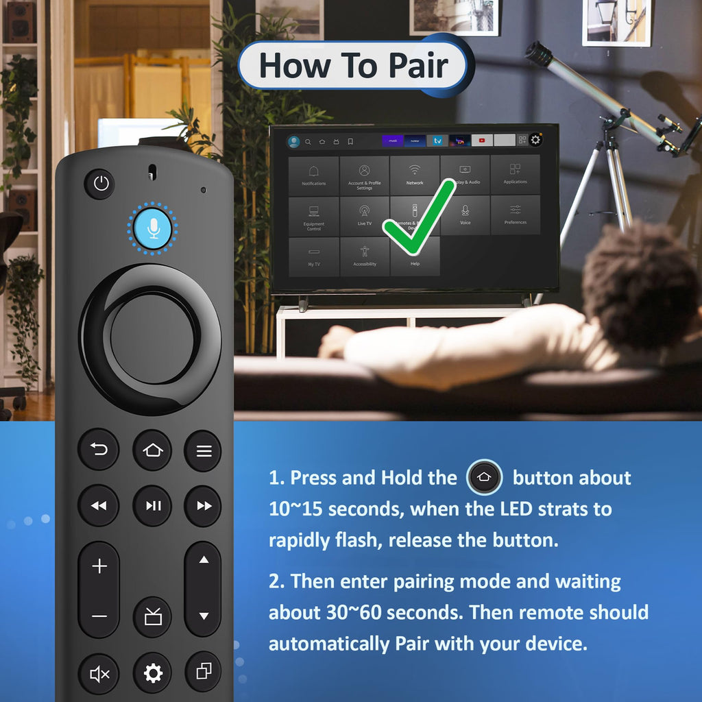 Voice Remote for Fire TV Cube FireStick 4K Max 4K Lite HD K927439