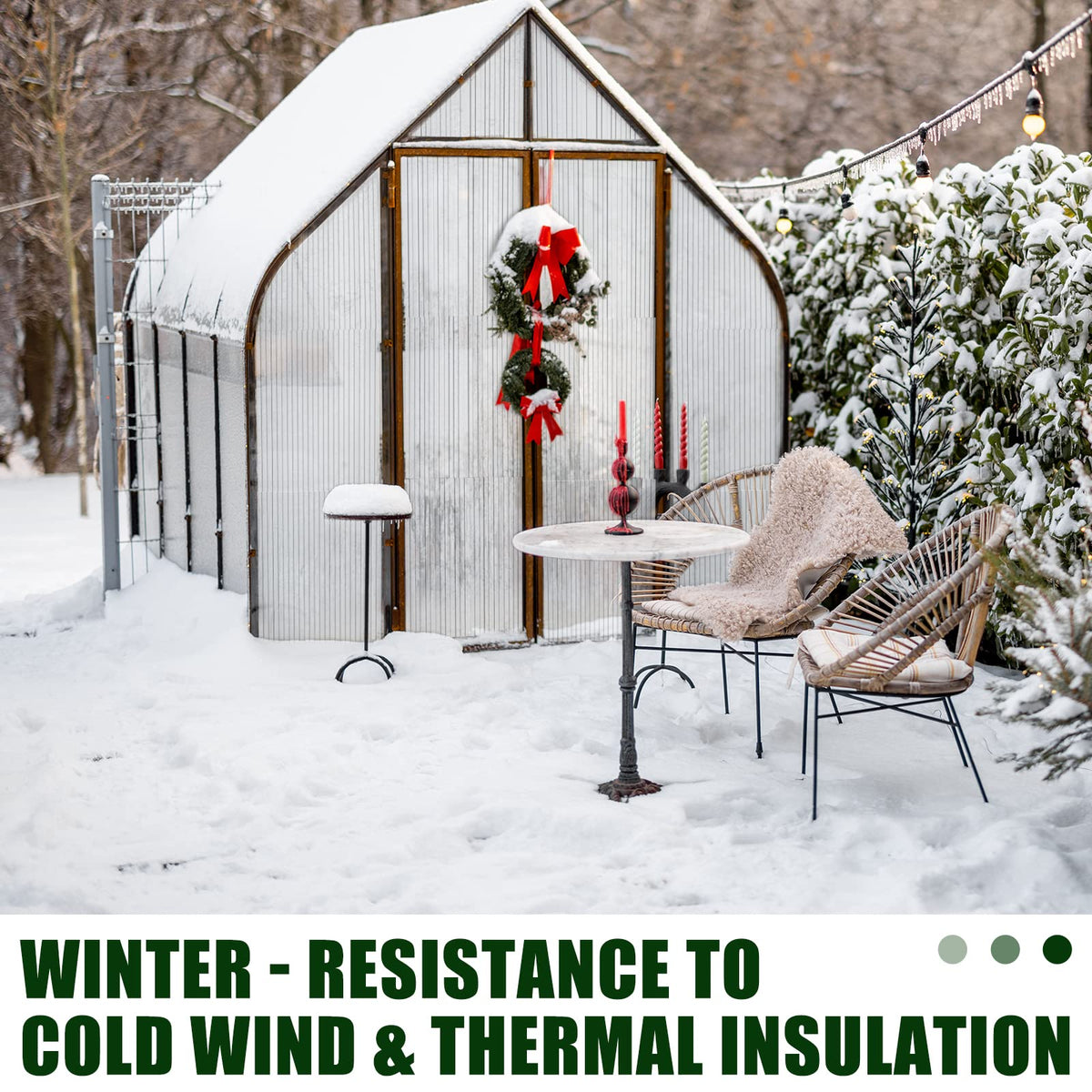 12 Pack Polycarbonate Greenhouse Panels C11455