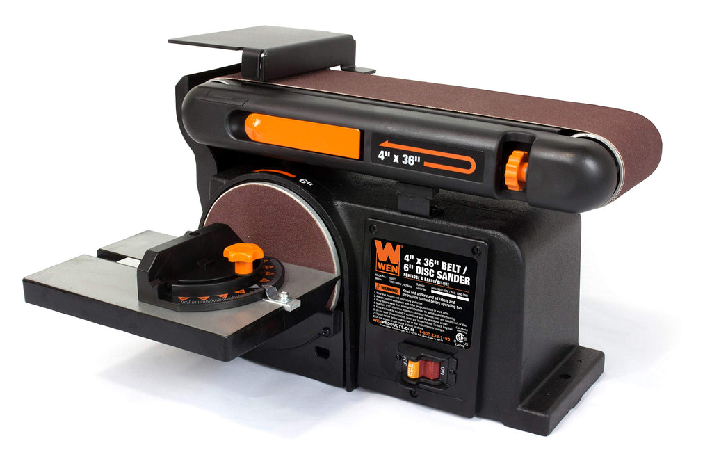 Benchtop Belt and Disc Sander with Cast Iron Base Z9473
