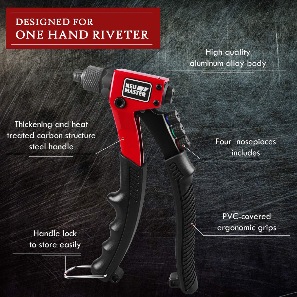 Rivet Gun Tool Kit with 200 Rivets N75824