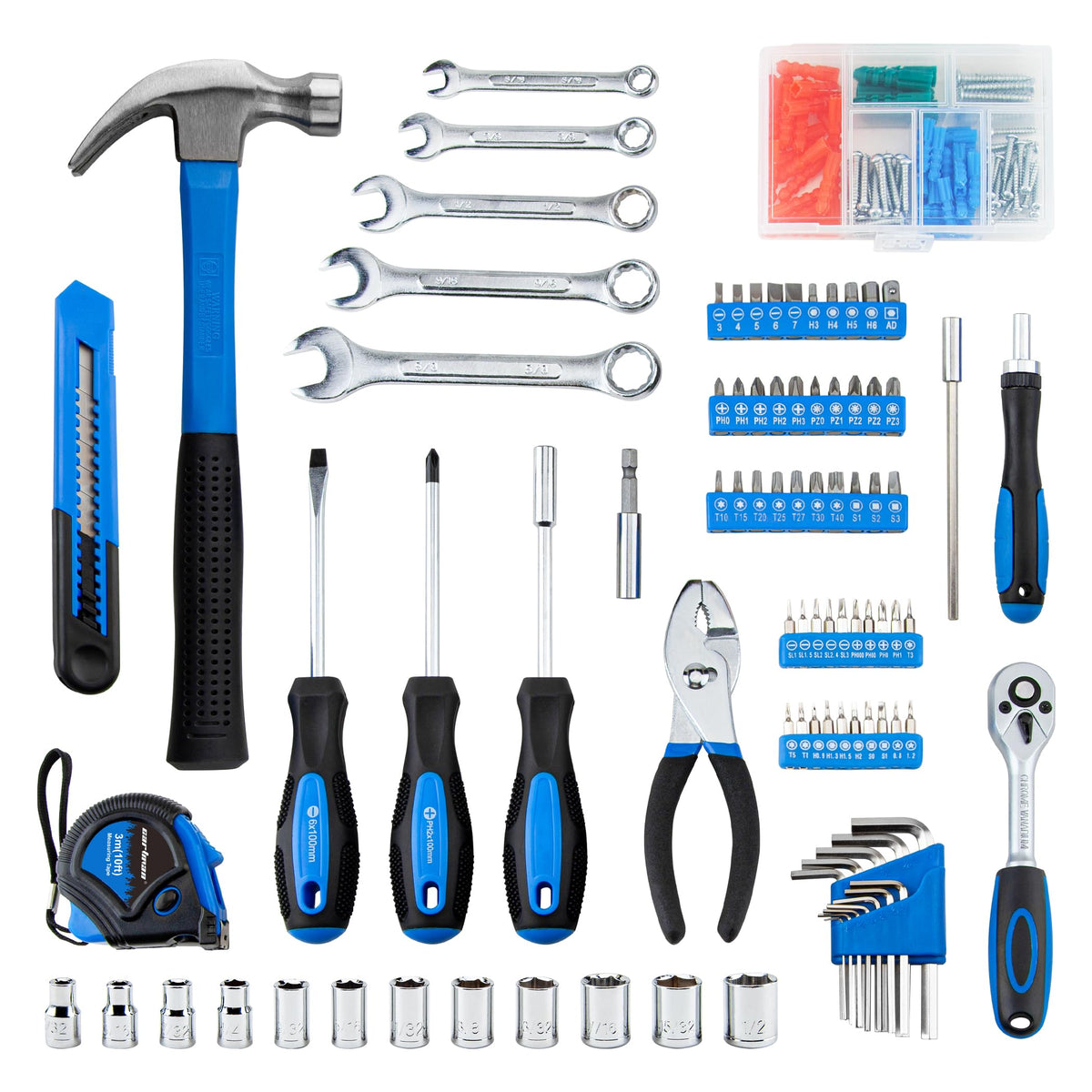 180-Piece Socket Wrench Tool Set F4844