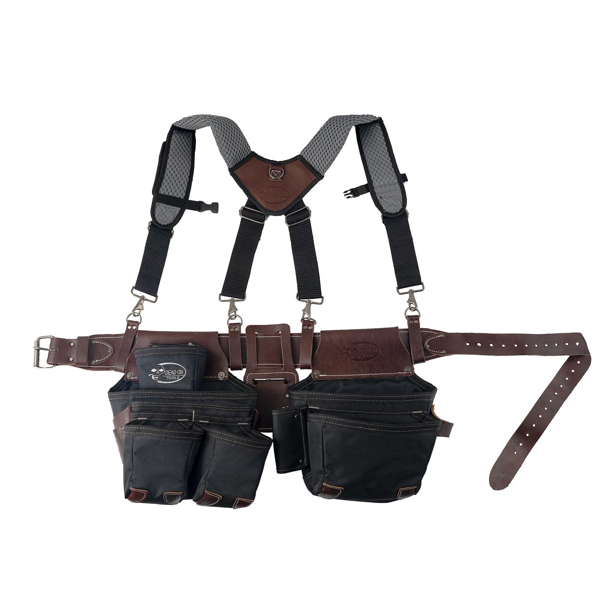 Leather Hybrid Tool Belt with Suspender E2069