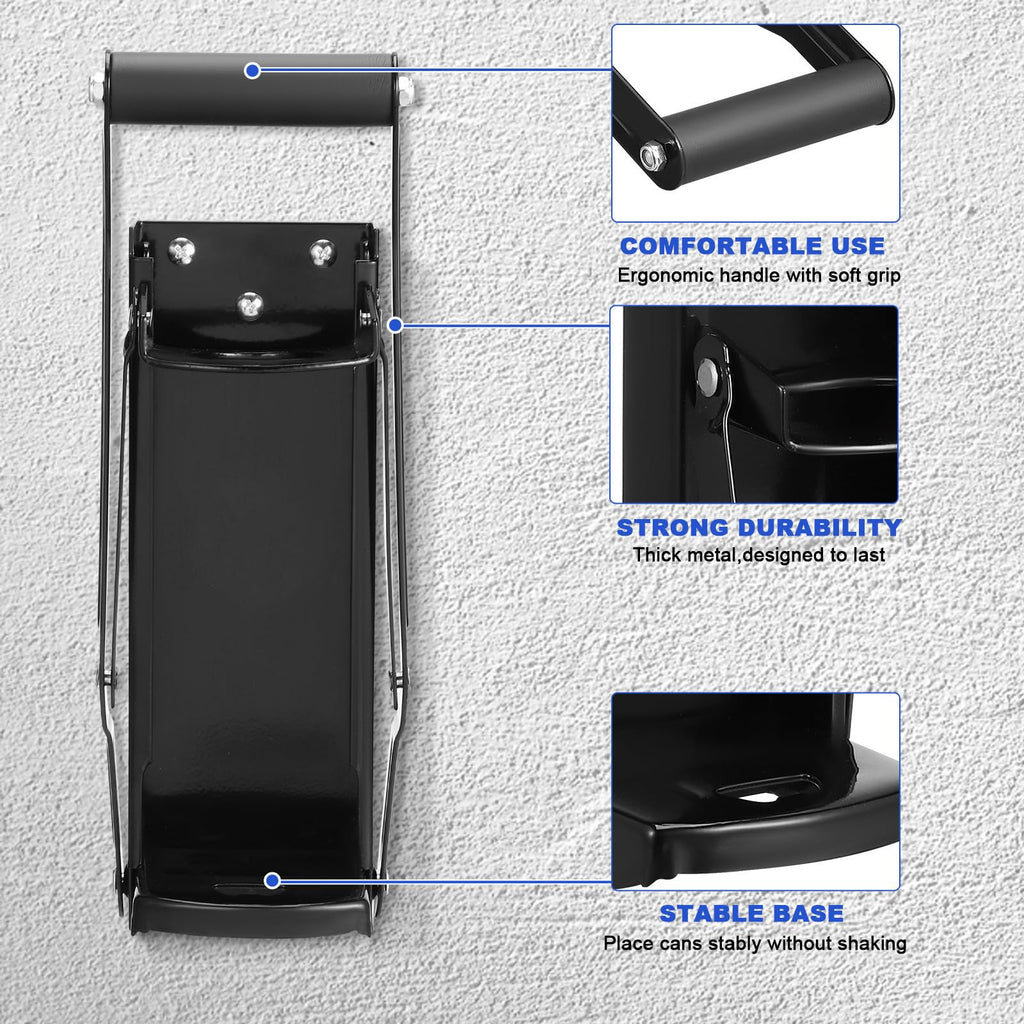 Heavy Duty Stainless Steel Wall Mounted Can Crusher U49826