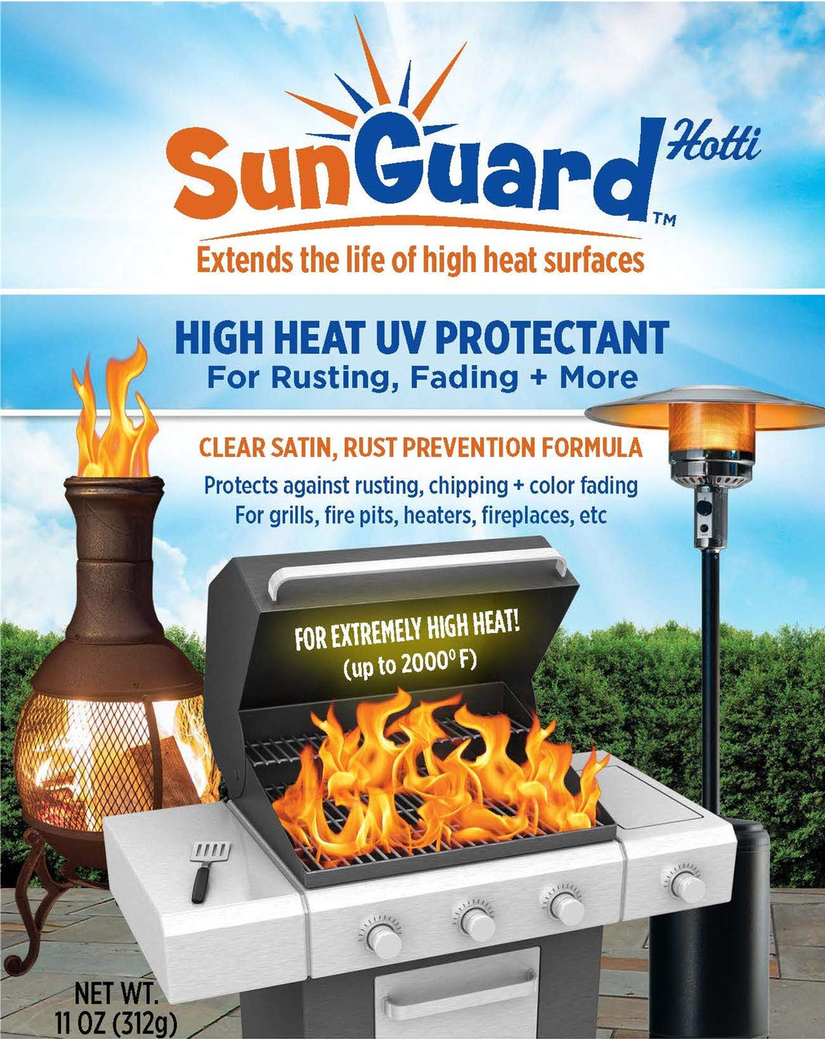 Clear Satin High Heat UV Protectant Spray A3087