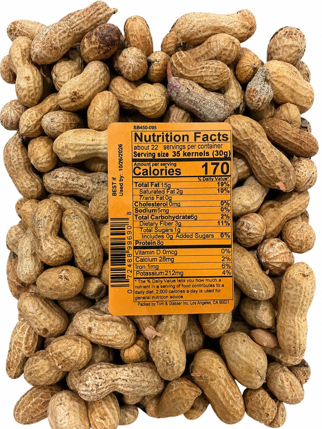 Raw In-Shell Peanuts 24 oz X8989
