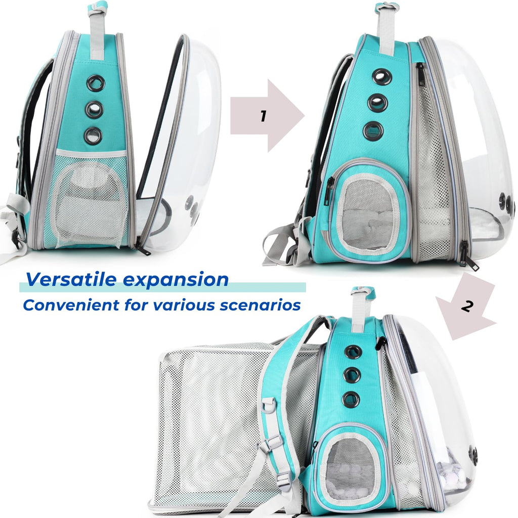 Expandable Cat Backpack with Mini Fan W695