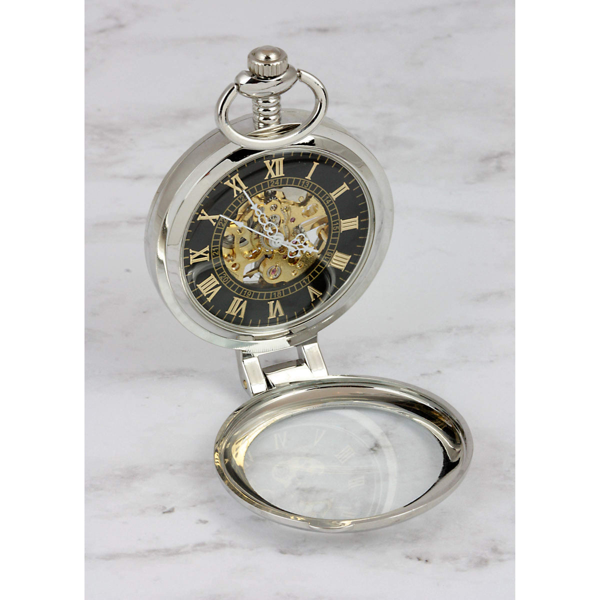 U.S. Coin Pocket Watch with Skeleton Movement G200440