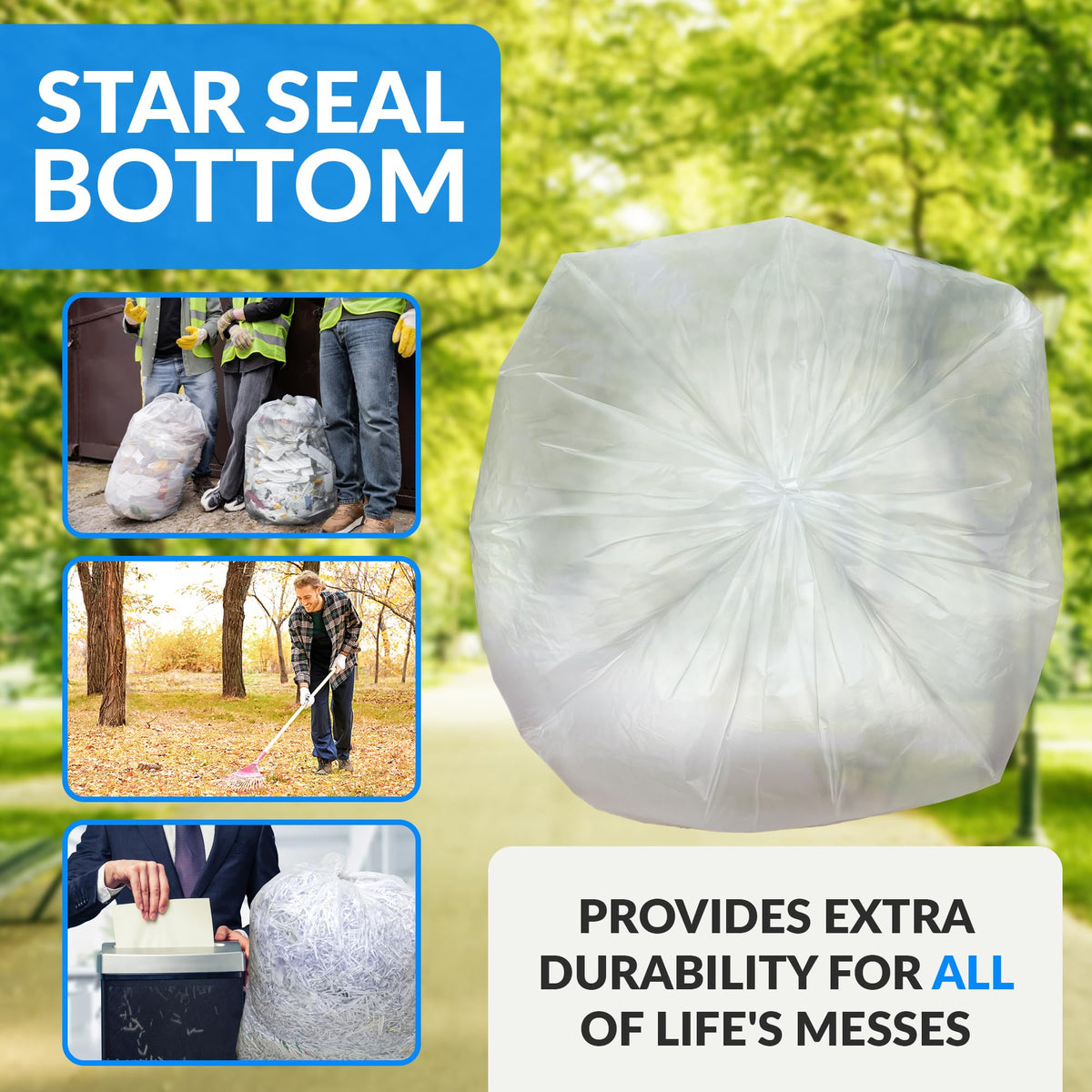 65 Gallon Heavy Duty Trash Bags N4821