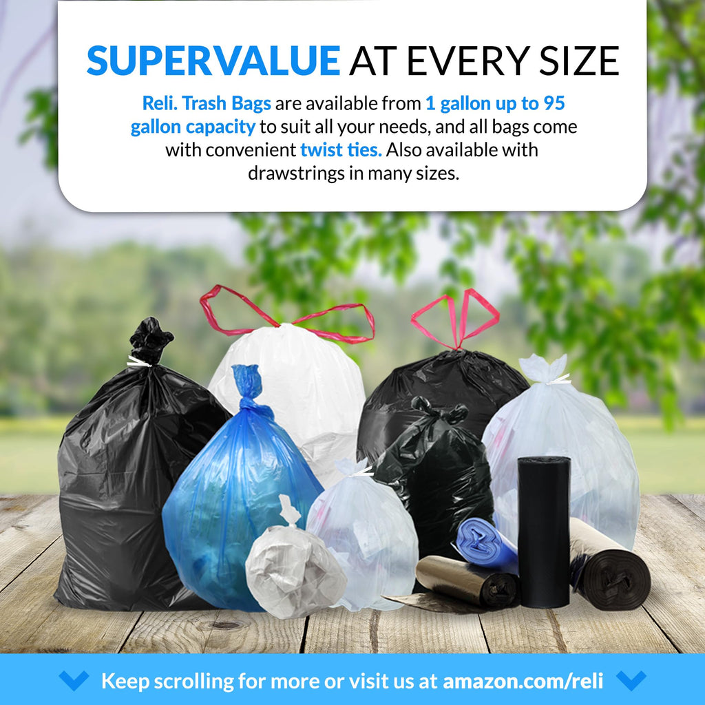 65 Gallon Heavy Duty Trash Bags N4821