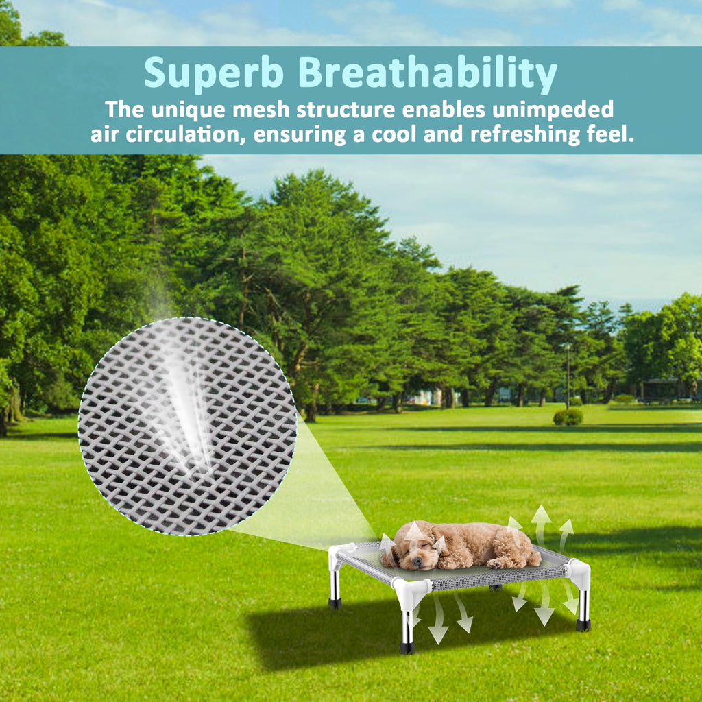 Lightweight Elevated Dog Bed with Cooling Fabric B27408
