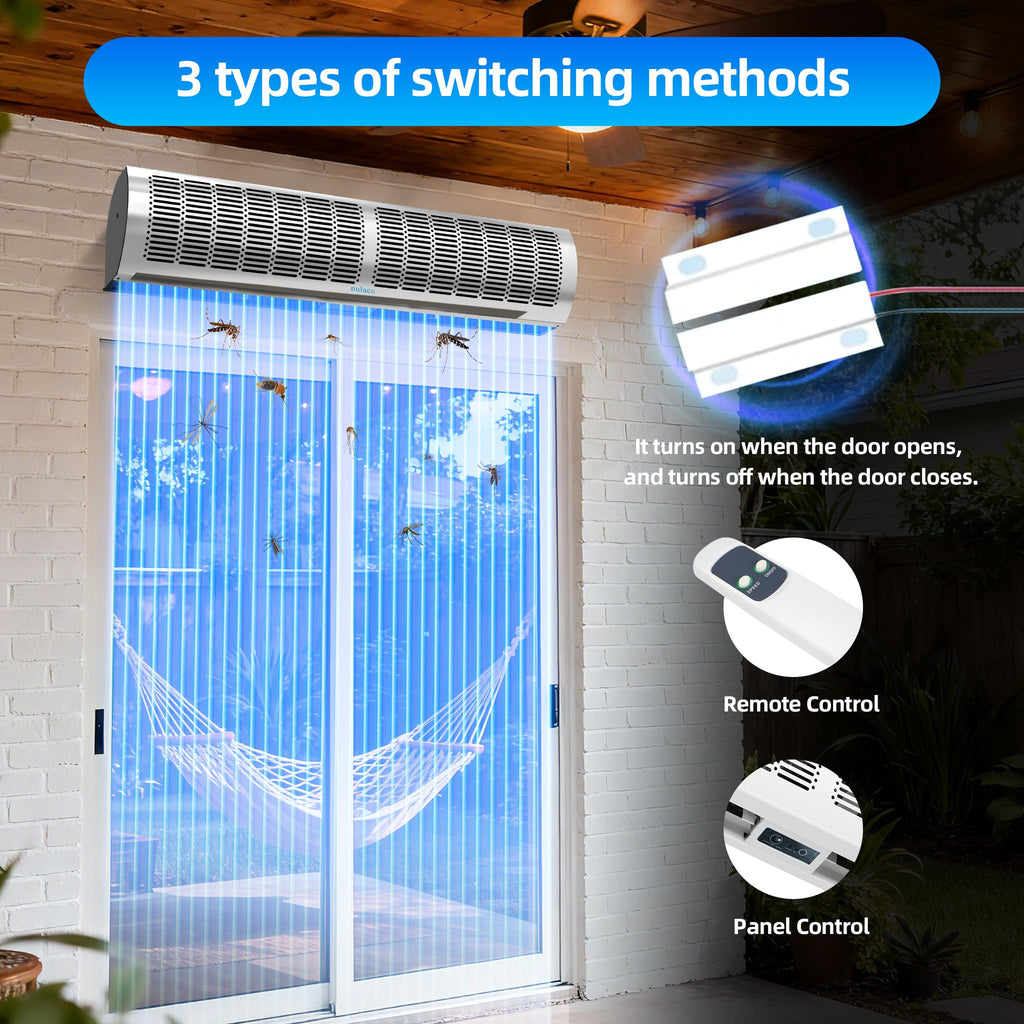 36'' Stainless Steel Wall-Mounted 2-Speed Air Curtain U90737