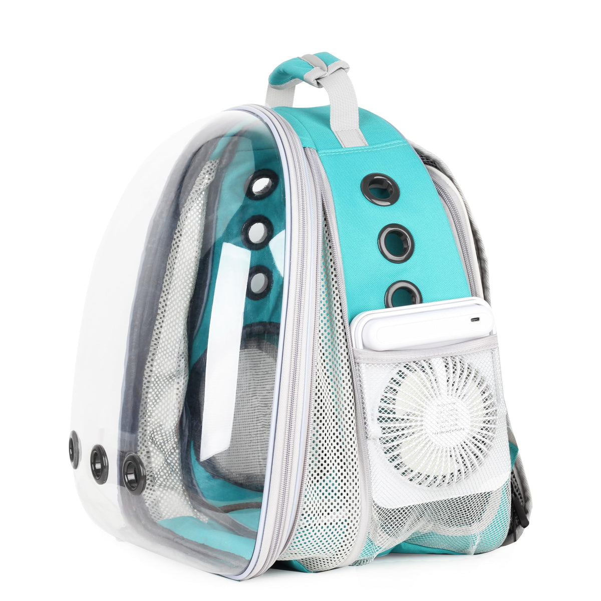 Expandable Cat Backpack with Mini Fan W695
