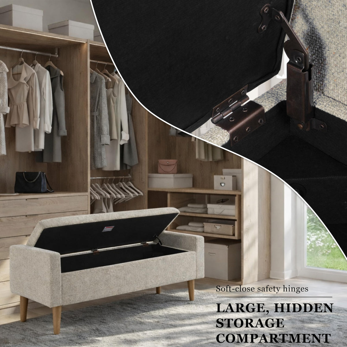 48" Storage Bench A106323