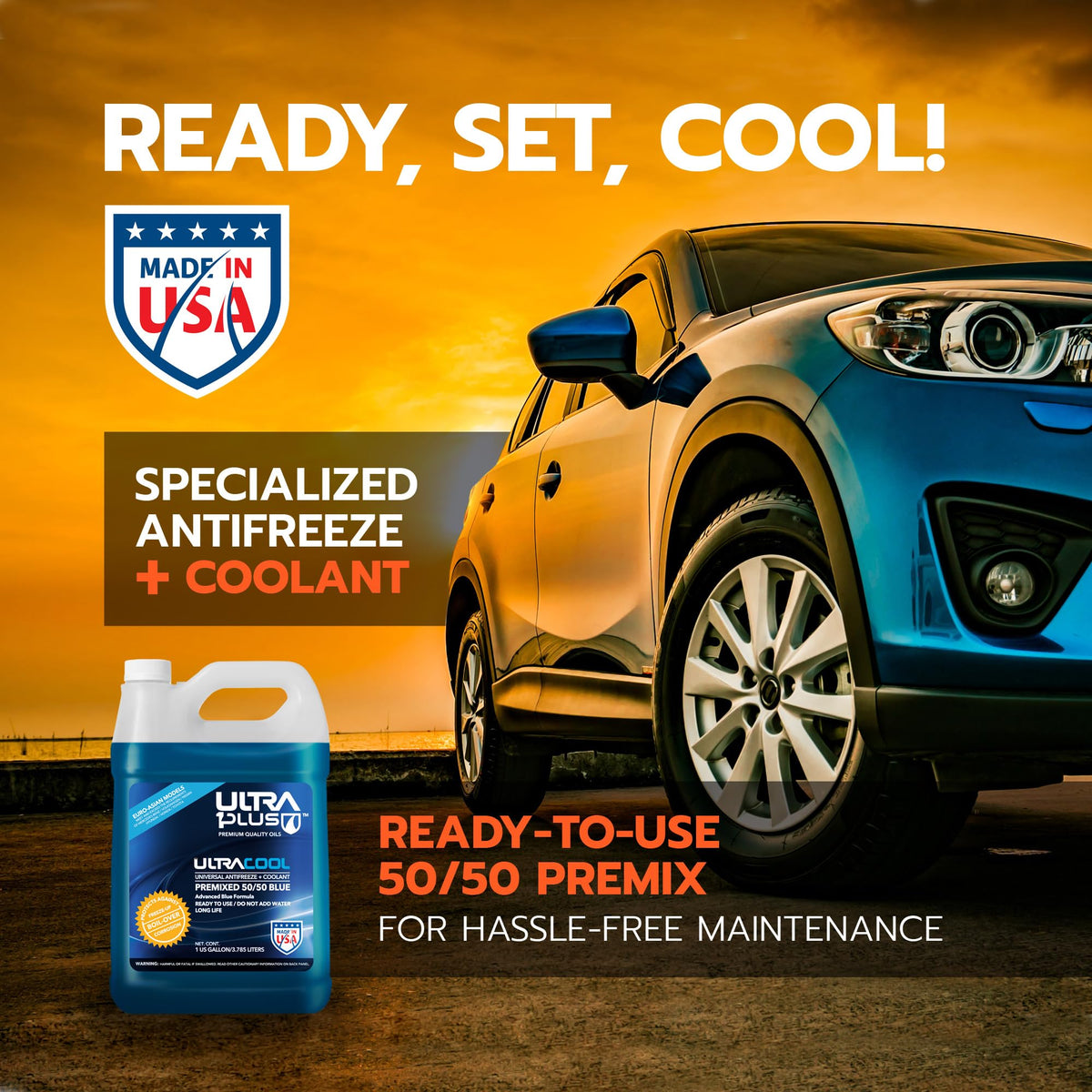 5W-30 Full Synthetic Motor Oil & Antifreeze Coolant J7057