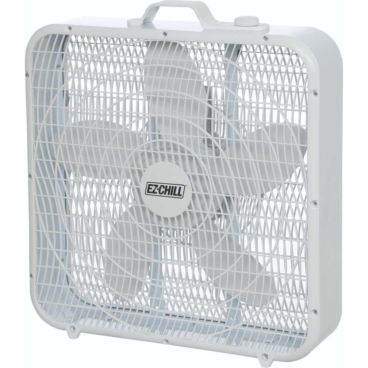 20-Inch Portable Box Fan with 3-Speed Control White N244