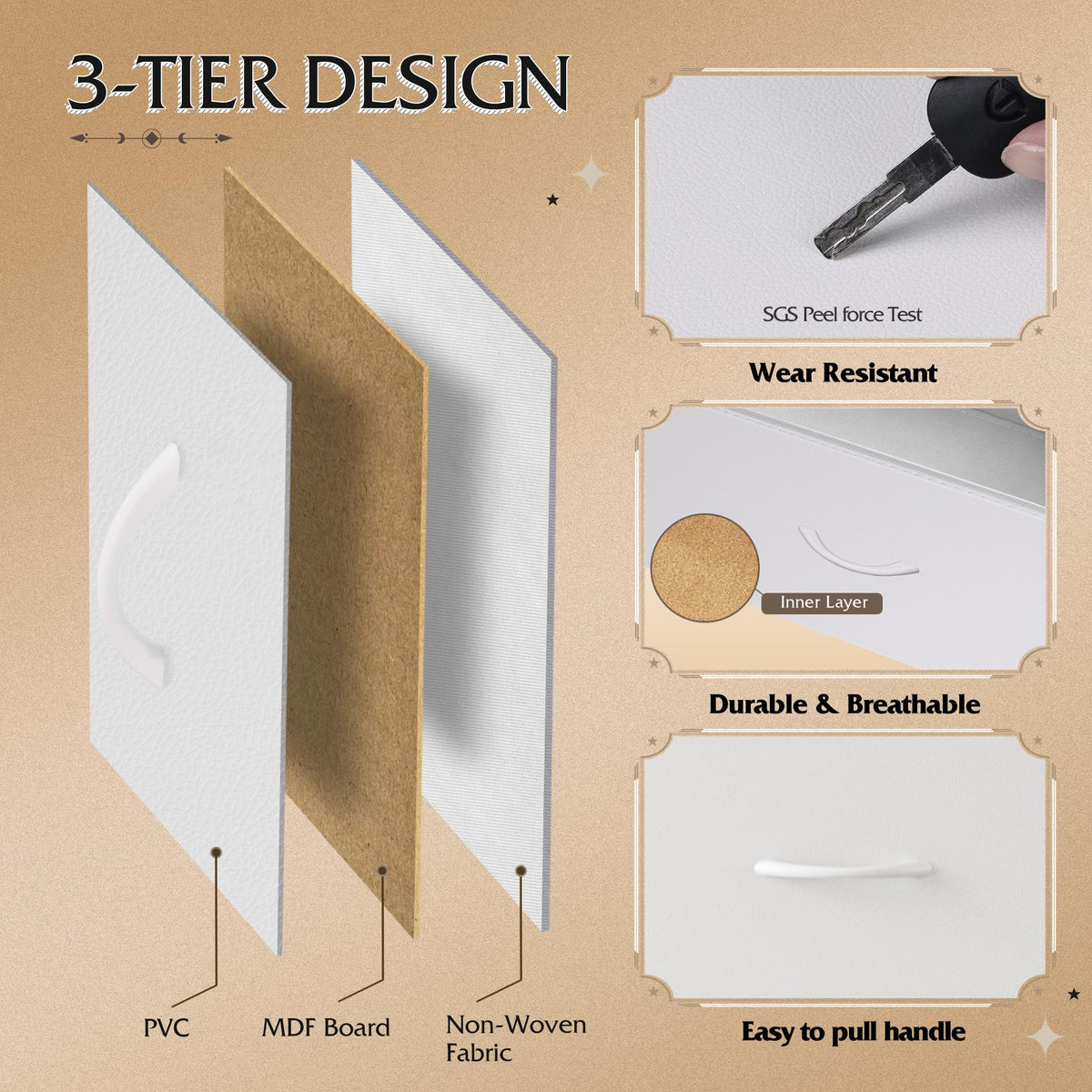 White 8 Drawer Dresser G823972