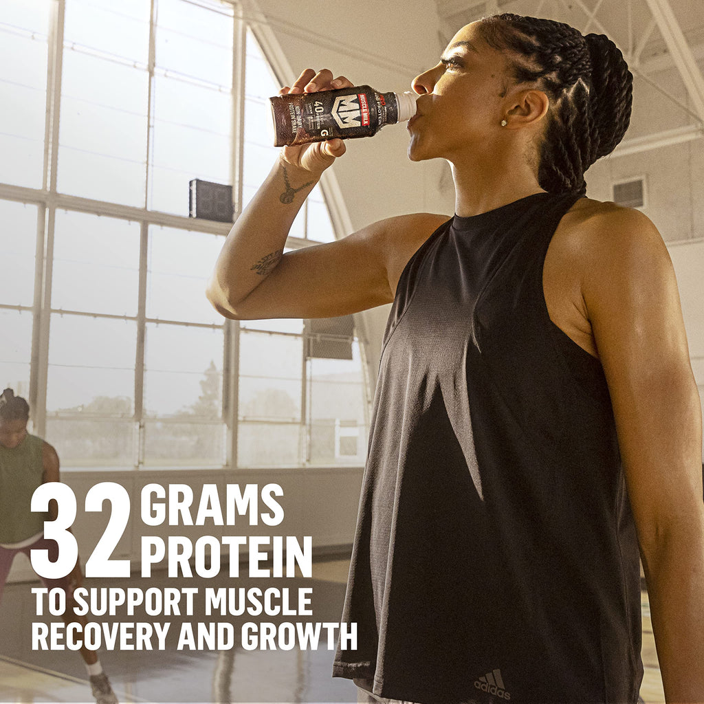 Knockout Chocolate Protein Shake 32g 11.16 Fl Oz (Pack of 12) J209097