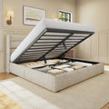 Queen Size Linen Upholstered Lift Up Storage Bed Frame U44117
